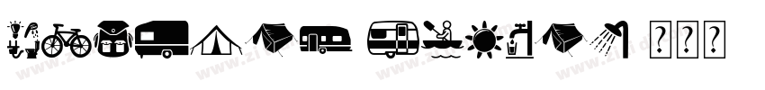 Camping Ground字体转换